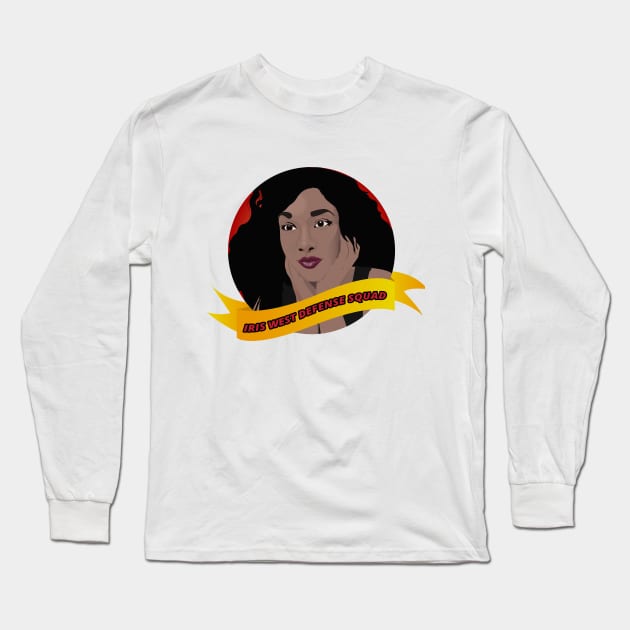 Iris West Defense Squad Long Sleeve T-Shirt by leroywhitakerva